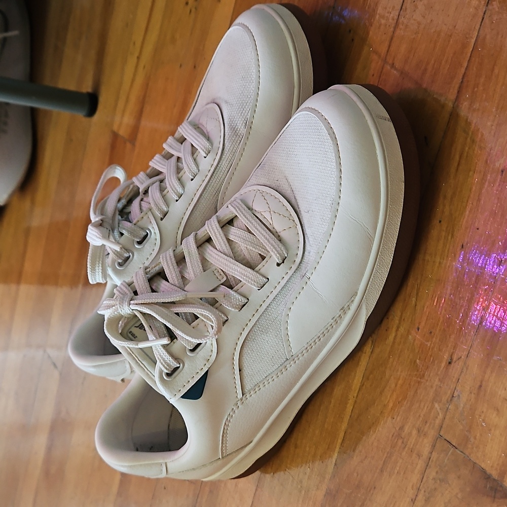 Vessi Courtside White Leather Sneakers